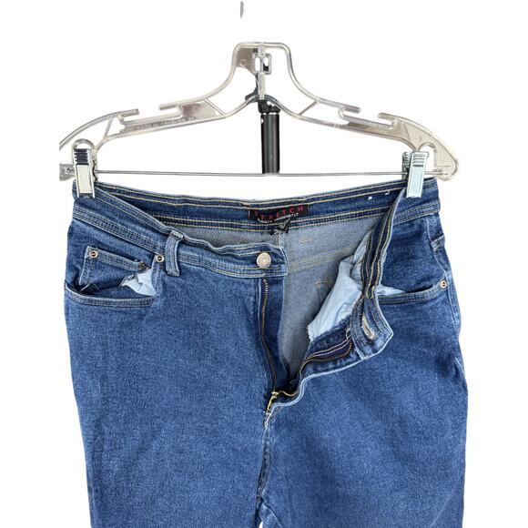 Gloria Vanderbilt Stretch Jeans 16 Short Blue Denim Mid Rise Tapered CottonBlend - Picture 2 of 8